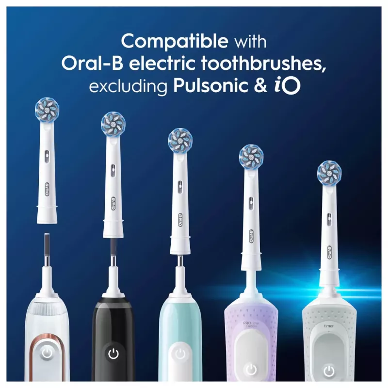 Hlavice zubných kefiek Oral-B Sensitive Clean 12 ks biela