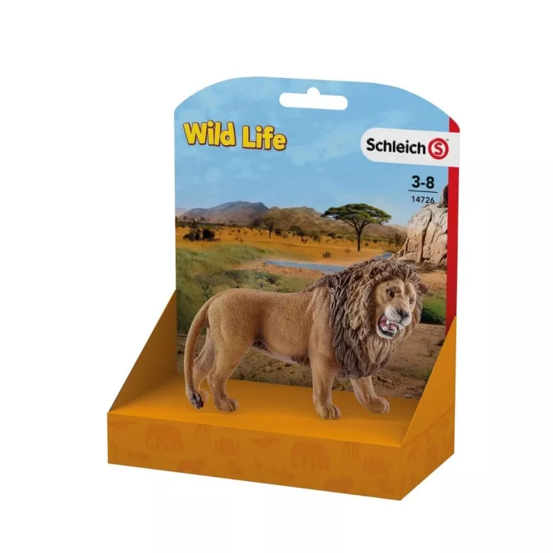 Schleich WILD LIFE revúci lev viacfarebný plast od 3 rokov