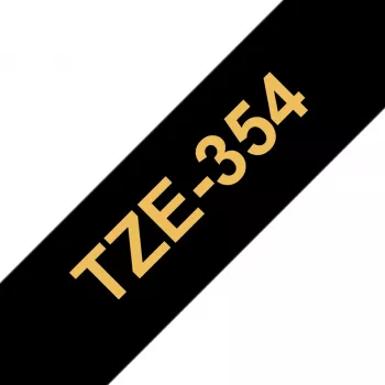 Páska na popisovanie Brother TZe354 24mm zlatá na čiernu