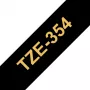 Páska na popisovanie Brother TZe354 24mm zlatá na čiernu