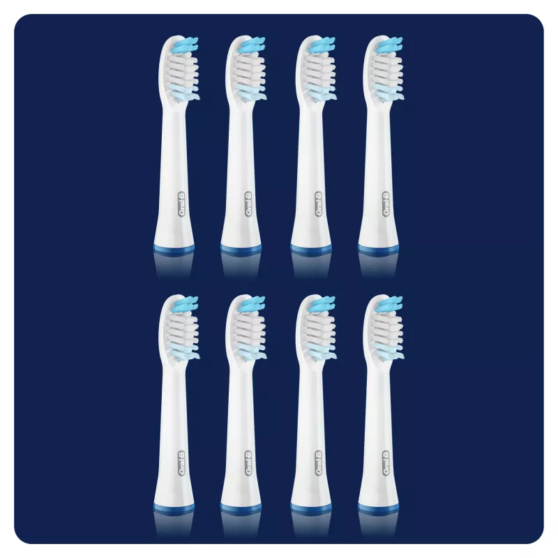 Oral-B Pulsonic Clean 81748491 hlavica zubnej kefky 8 ks biela