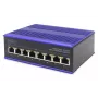 DIGITUS priemyselný 8-portový Fast Ethernet switch na montáž na DIN lištu, rozšírený teplotný rozsah