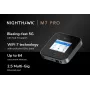 Mobilný router Netgear Nighthawk M7 Pro – tri-band Wi‑Fi 2,4/5/6 GHz, 5G Sub6, LTE, Gigabit Ethernet, USB-C, prenosný, čierny