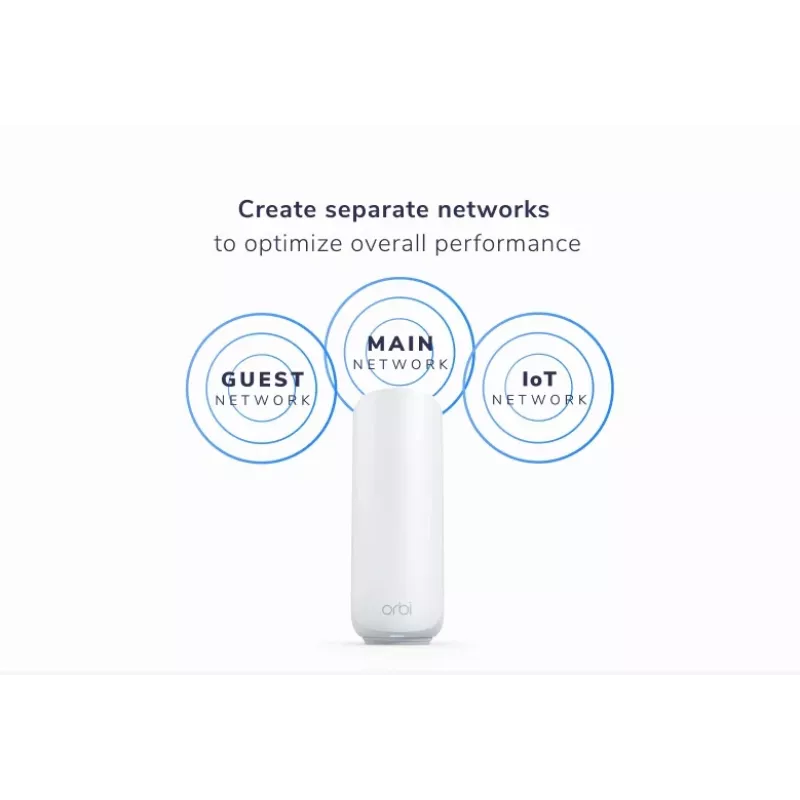NETGEAR Orbi 370 Dual-Band (2,4 GHz / 5 GHz) Wi-Fi 7 (802.11be) biela 2 interné