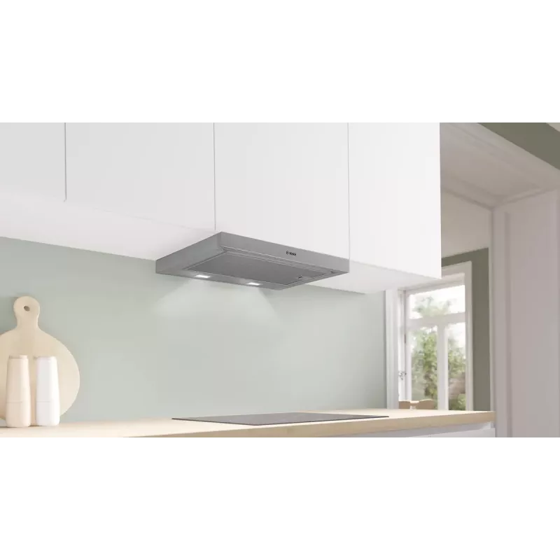 Bosch Serie 2 DFL063W57 digestor polointegrovaný (výsuvný) metalický, strieborný 351 m³/h