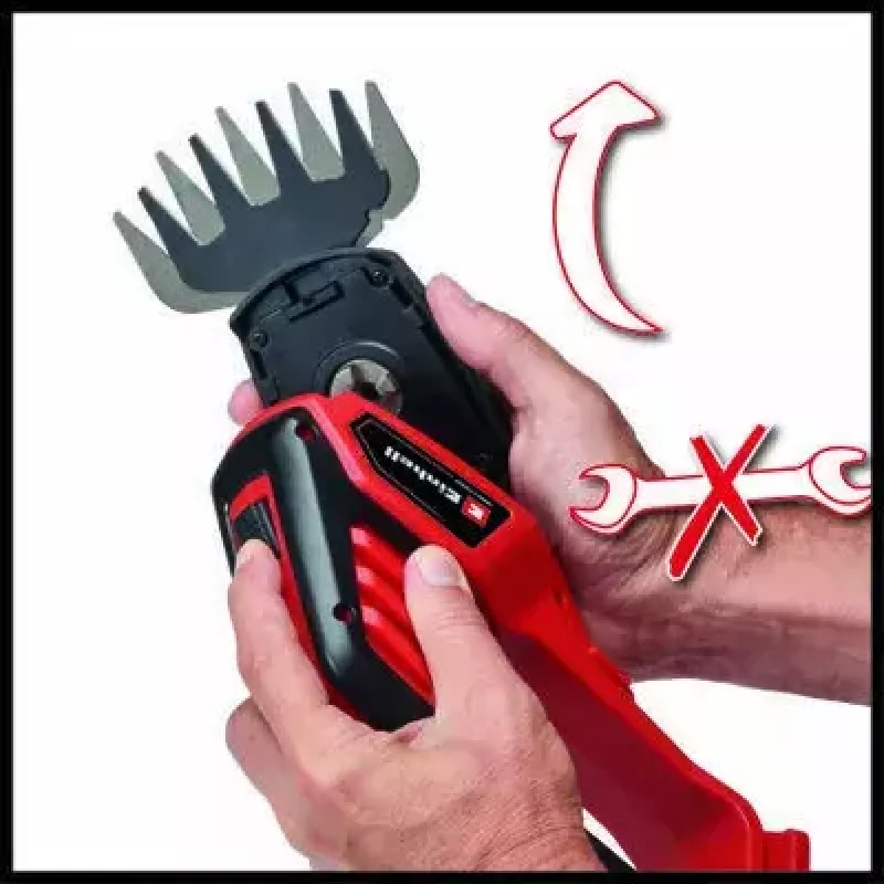 Akumulátorové nožnice na trávu Einhell GE-CG 18/100 Li T-Solo 10 cm 18 V