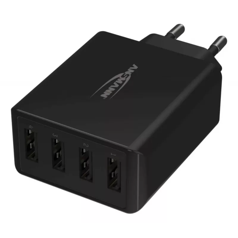 ANSMANN nástenná USB nabíjačka 4 porty