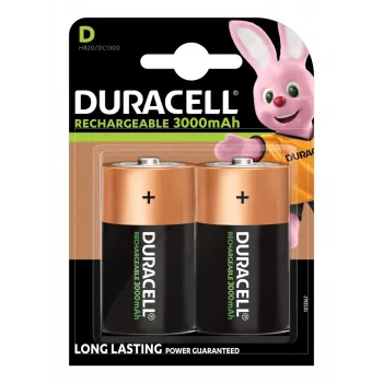 Duracell domáca batéria nabíjateľná batéria D nikel-metalhydrid (NiMH)