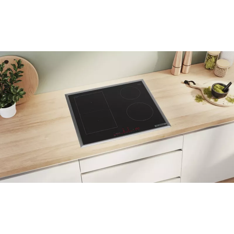 Bosch Serie 6 PVS64RHB1E varná doska čierna vstavaná 60 cm zónová indukčná varná doska 4 zóny