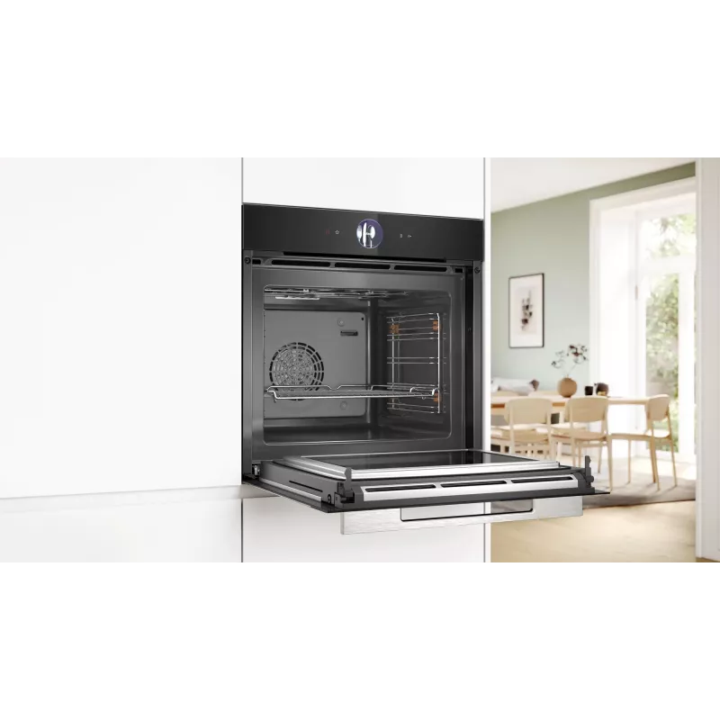 Vstavaná rúra Bosch Serie 8 HMG7361B1, 67 l, 3600 W, čierna, dotykové ovládanie