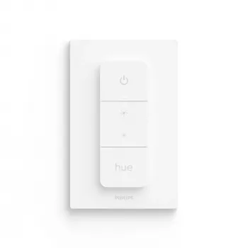 Philips Dimmer Switch (najnovší model), stmievač a vypínač, IEEE 802.15.4, IP20, externý, tlačidlá, biela
