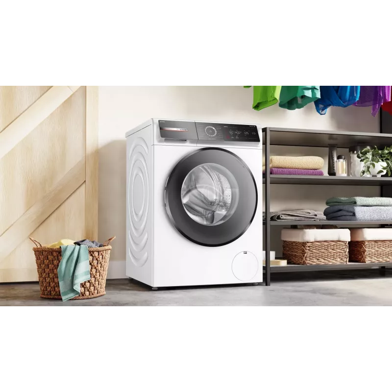 Bosch Serie 8 WGB244A40 práčka s predným plnením, 9 kg, 1400 ot./min, i-Dos, biela/čierna
