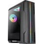 Aerocool Splinter Duo-G-BK-v1 ATX Mid Tower skriňa, tvrdené sklo, čierna