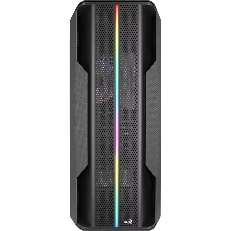 Aerocool Splinter Duo-G-BK-v1 ATX Mid Tower skriňa, tvrdené sklo, čierna