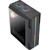 Aerocool Splinter Duo-G-BK-v1 ATX Mid Tower skriňa, tvrdené sklo, čierna