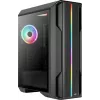 Aerocool Splinter Duo-G-BK-v1 ATX Mid Tower skriňa, tvrdené sklo, čierna