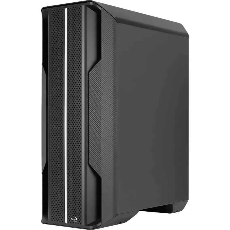 Aerocool Splinter Duo-G-BK-v1 ATX Mid Tower skriňa, tvrdené sklo, čierna