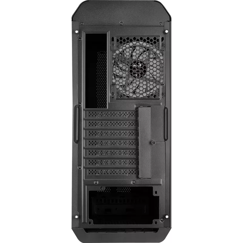 Aerocool Splinter Duo-G-BK-v1 ATX Mid Tower skriňa, tvrdené sklo, čierna
