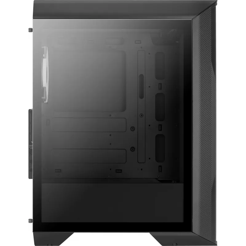 Aerocool Splinter Duo-G-BK-v1 ATX Mid Tower skriňa, tvrdené sklo, čierna