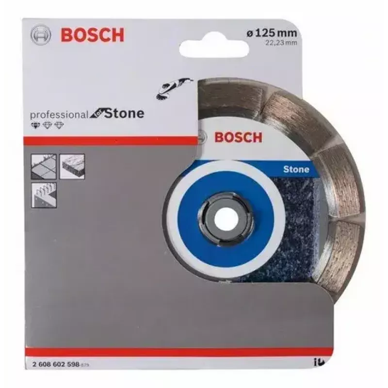 Bosch Standard for Stone diamantový rezný kotúč, 125 x 22,23 mm, 2608602598