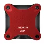 Externý SSD ADATA SD620 512 GB, USB 3.2 Gen 2 Micro-USB B, červená, silikónové puzdro