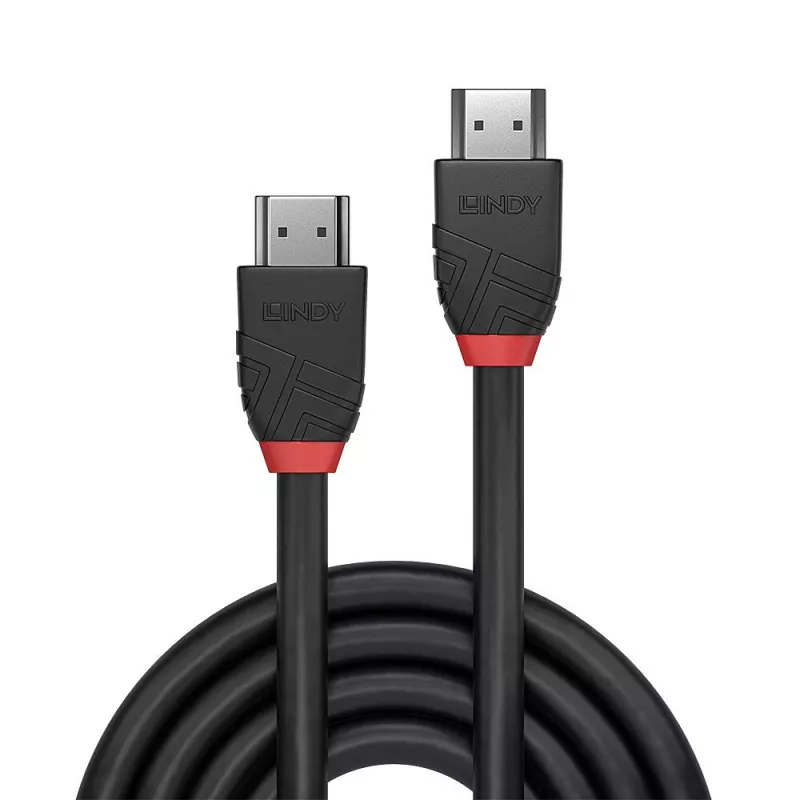 HDMI kábel Lindy 3m 8K60hz pozlátený čierny