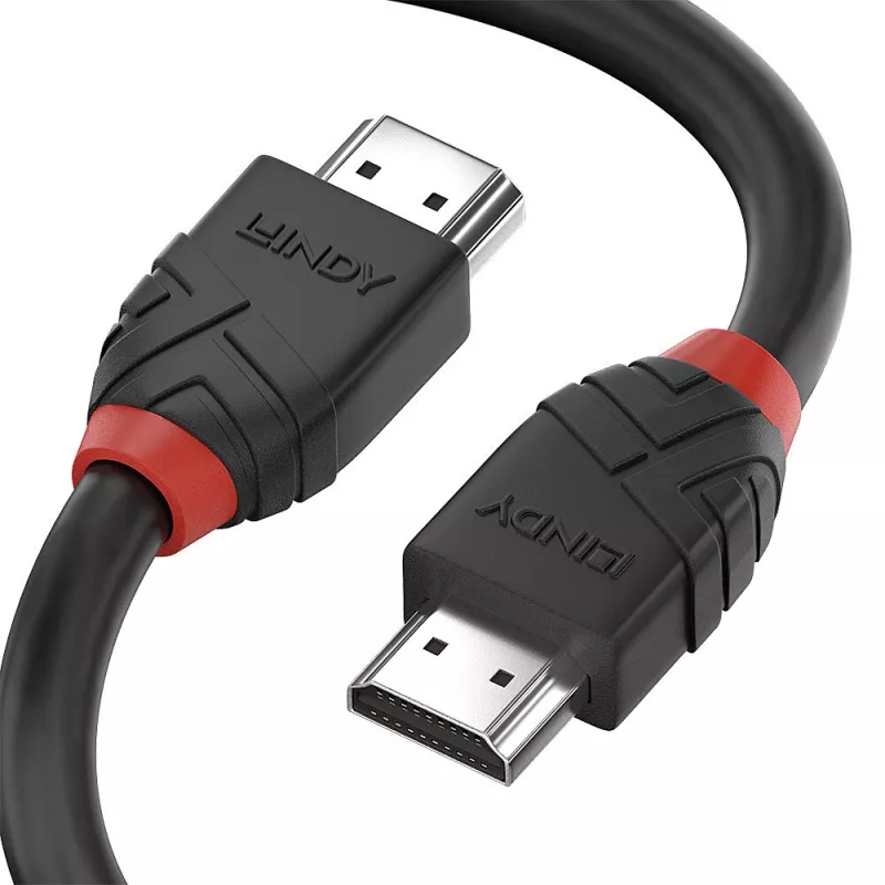 HDMI kábel Lindy 3m 8K60hz pozlátený čierny