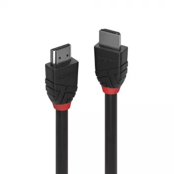 Lindy 15m štandardný HDMI kábel, Black Line, 15 m, HDMI Type-A (štandard), HDMI Type-A (štandard), 10,2 Gbit/s, čierny