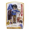 Wizarding World Harry Potter, 8-palcová sada bábik Harry Potter s maskovacím plášťom a 5 doplnkami pre bábiky, detská hračka od 6 rokov