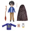 Wizarding World Harry Potter, 8-palcová sada bábik Harry Potter s maskovacím plášťom a 5 doplnkami pre bábiky, detská hračka od 6 rokov
