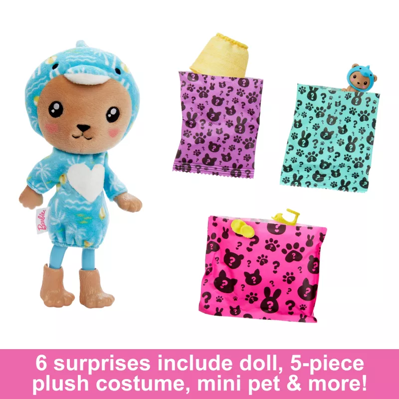 Módna bábika MATTEL Barbie Cutie Reveal bábika viacfarebná 139 mm