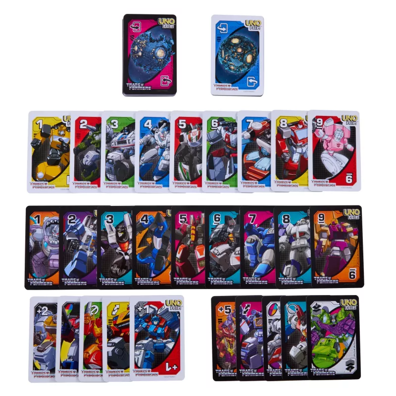 Games UNO Flip Transformers kartová hra pre deti a rodinný večer