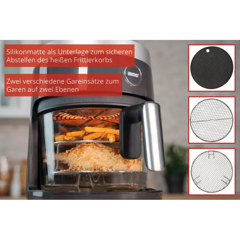 Unold 58695 teplovzdušná fritéza samostatná 3,5 L 1200 W čierna