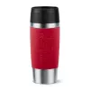 Cestovný hrnček EMSA Travel Mug Classic N2020400 360 ml čierny, červený, nerez