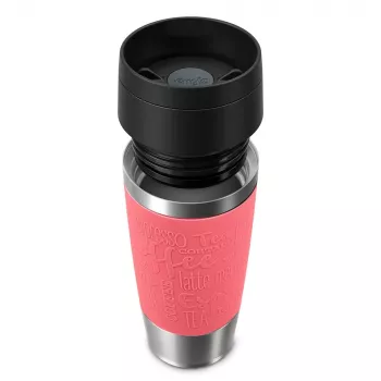 Cestovný hrnček EMSA Travel Mug Classic 360 ml korálový nerezový