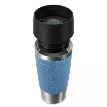 Cestovný hrnček EMSA Travel Mug Classic 360 ml modrý nerez