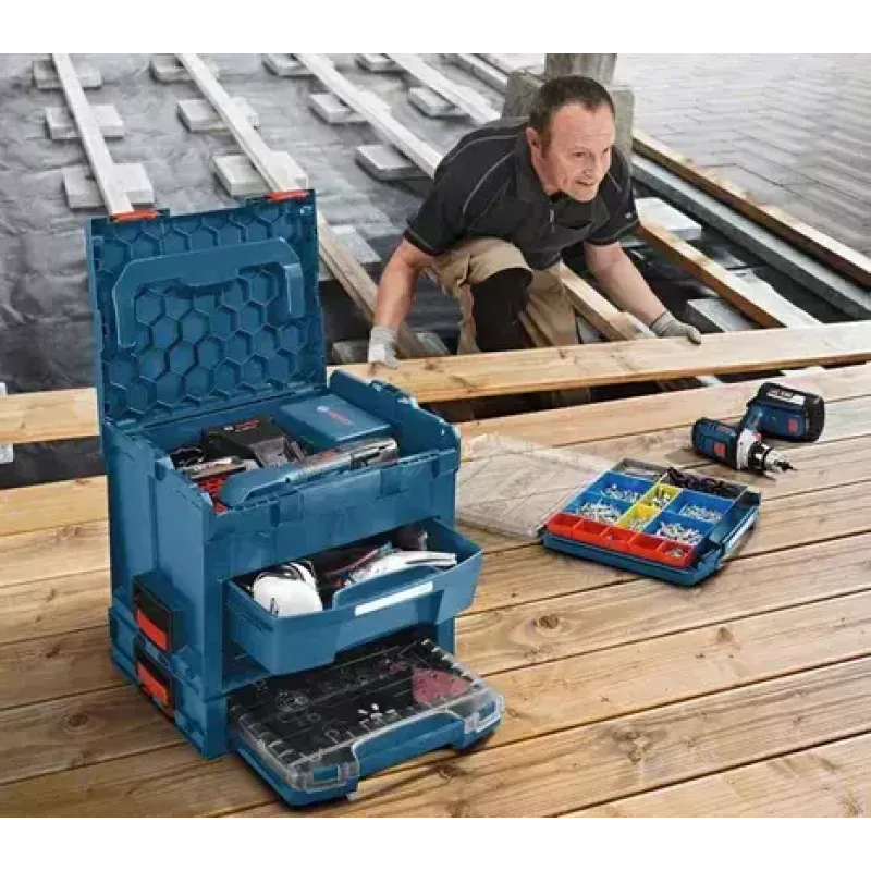 Bosch 1 600 A01 9YY úložná krabica príslušenstvo čierna sada priehradiek