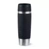 EMSA Travel Mug Waves Grande 500 ml čierna, nehrdzavejúca oceľ