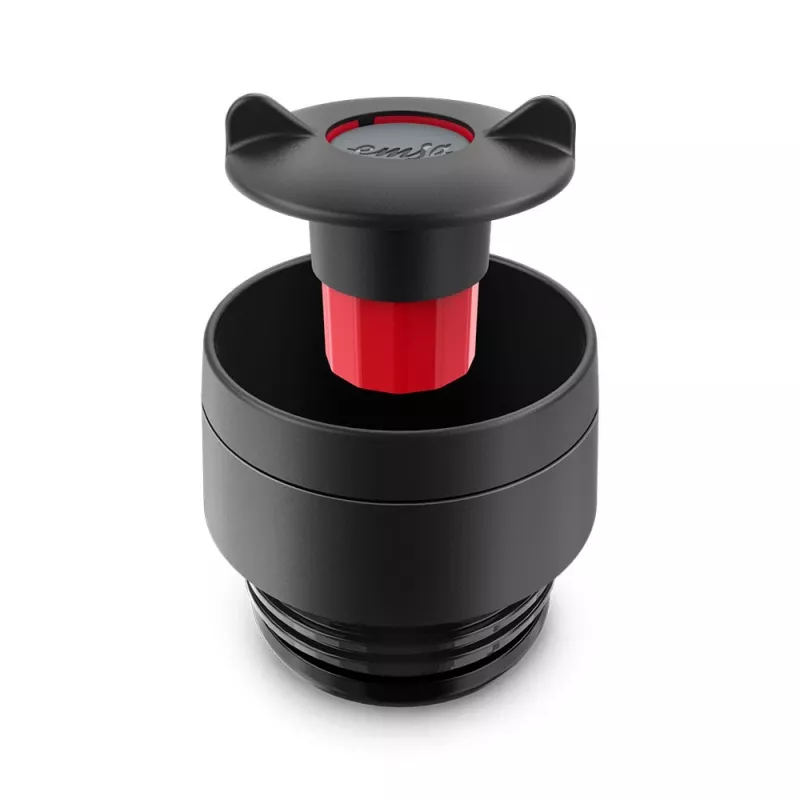 EMSA Travel Mug Waves Grande 500 ml čierna, nehrdzavejúca oceľ