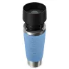 EMSA Travel Mug Waves Grande 500 ml modrá, nehrdzavejúca oceľ