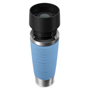 EMSA Travel Mug Waves Grande 500 ml modrá, nehrdzavejúca oceľ