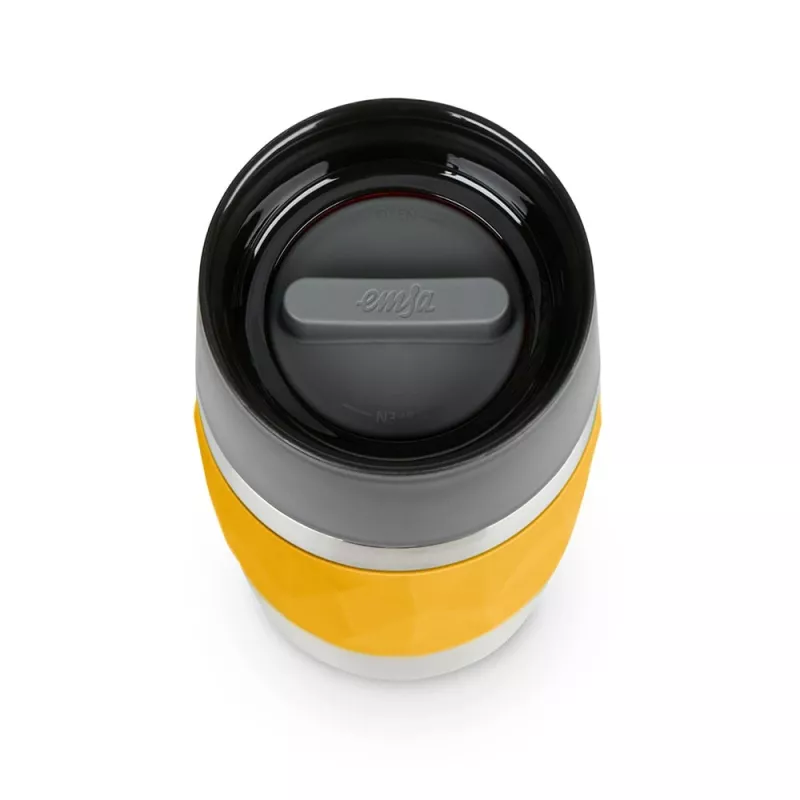 EMSA Travel Mug Compact 300 ml nehrdzavejúca oceľ, žltá