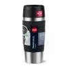 EMSA Travel Mug Waves 360 ml čierna nehrdzavejúca oceľ cestovný hrnček