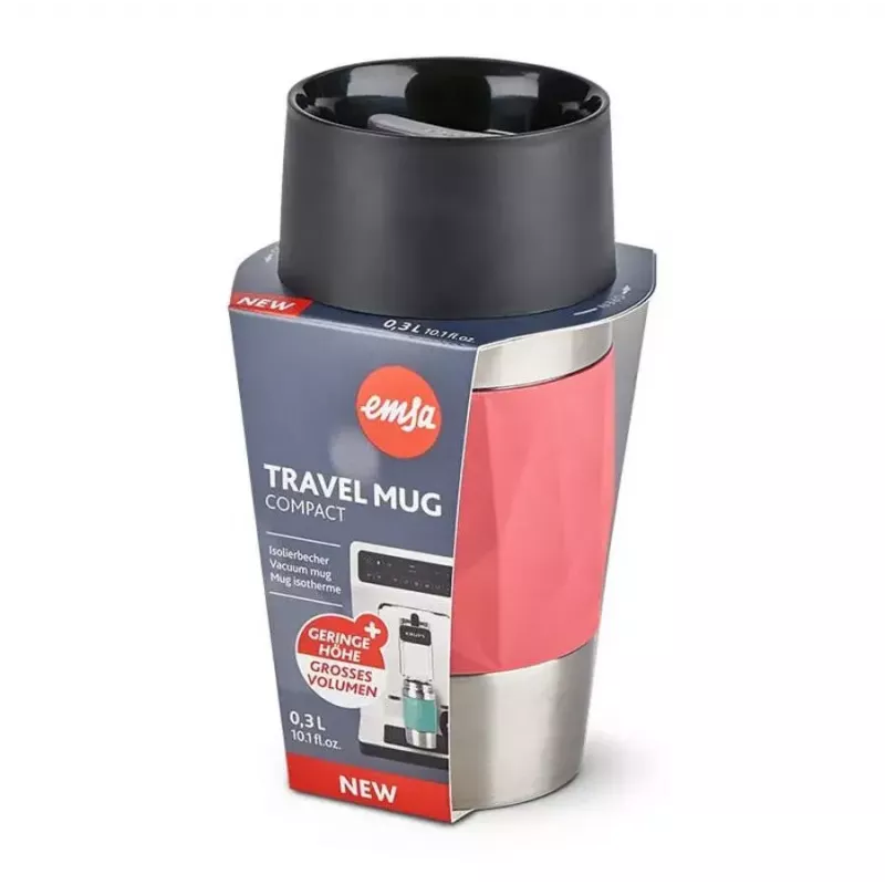 Termohrnček EMSA N21604 0,3 l, koralový, nehrdzavejúca oceľ