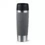 EMSA N2022300 Travel Mug Classic Grande termohrnček, 500 ml, nehrdzavejúca oceľ/PP/silikón, uzáver Quick Press, sivý