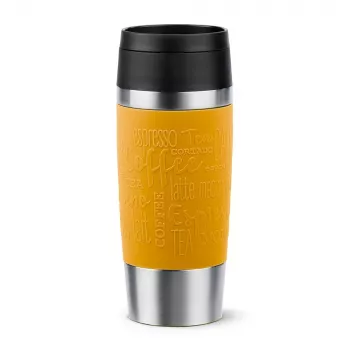 EMSA Travel Mug Classic 360 ml žltá nehrdzavejúca oceľ cestovný hrnček