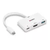 Lindy USB 3.2 Type-C na HDMI konvertor s USB Type-A portom a Power Delivery