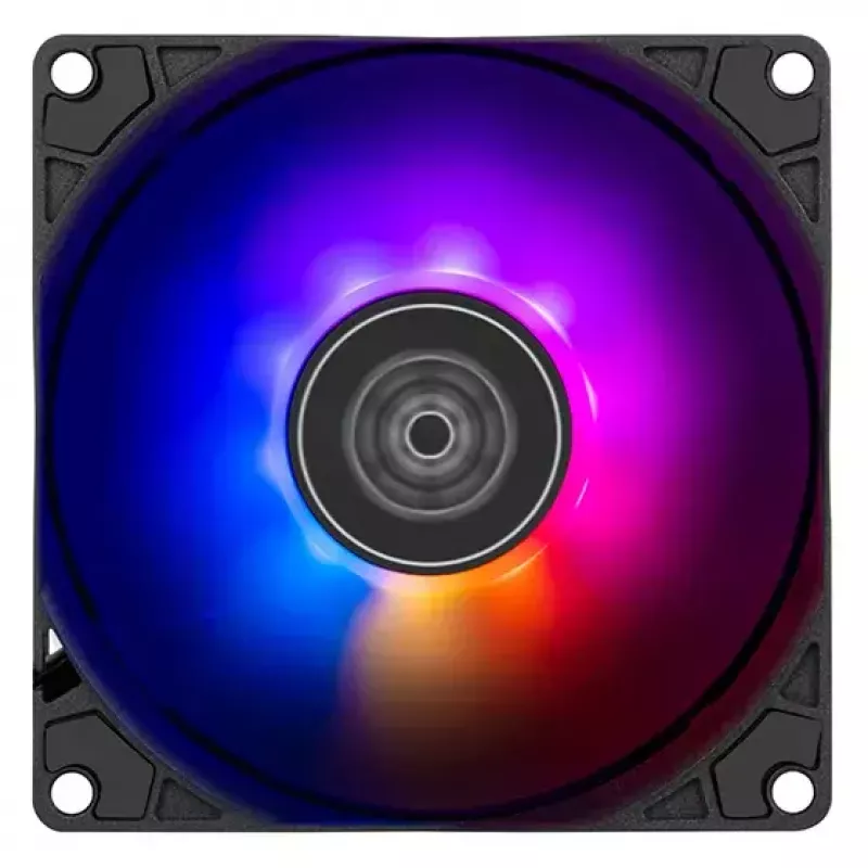SilverStone Air Slimmer 90 ARGB SST-AS90B-ARGB ventilátor do skrinky, 92 mm, 500–2500 ot./min, čierna