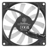SilverStone Air Slimmer 90 ARGB SST-AS90B-ARGB ventilátor do skrinky, 92 mm, 500–2500 ot./min, čierna