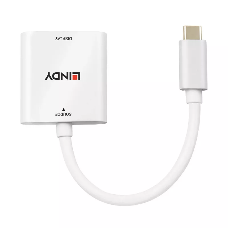I/O konvertor USB-C na HDMI Lindy 43339 1 čierny